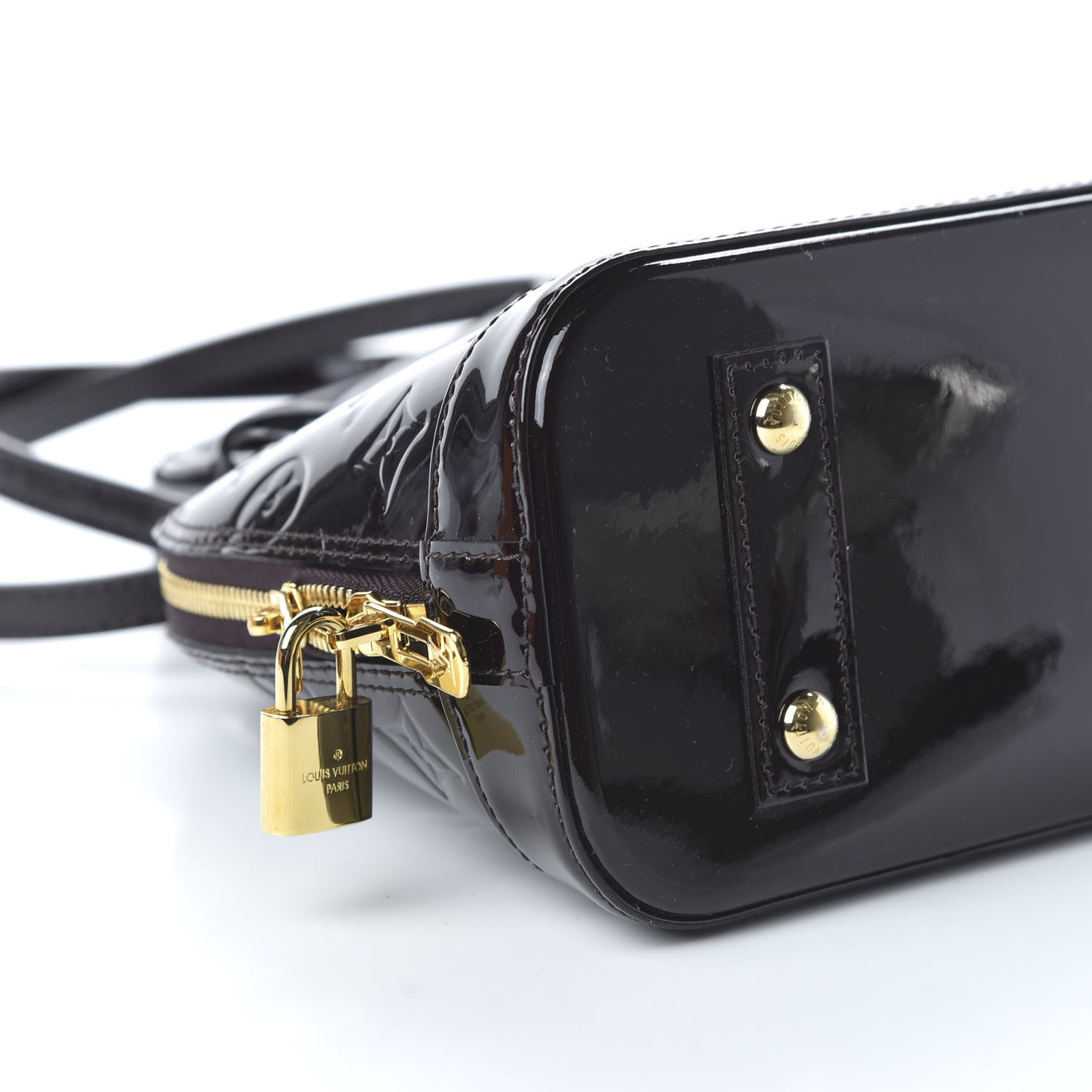Louis Vuitton Vernis Alma BB Amarante 6 of 10