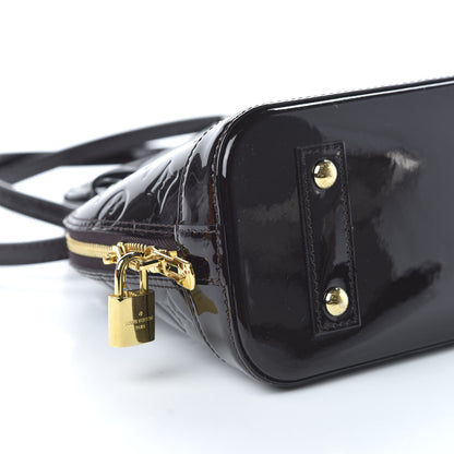 Louis Vuitton Vernis Alma BB Amarante 6 of 10