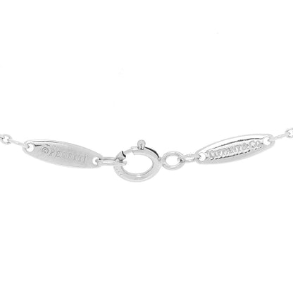Tiffany Platinum Diamond .08ct Elsa Peretti Diamonds by the Yard Pendant Necklace 4 of 5