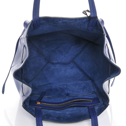 Celine Soft Grained Calfskin Small Belt Cabas Phantom Indigo 5 of 6