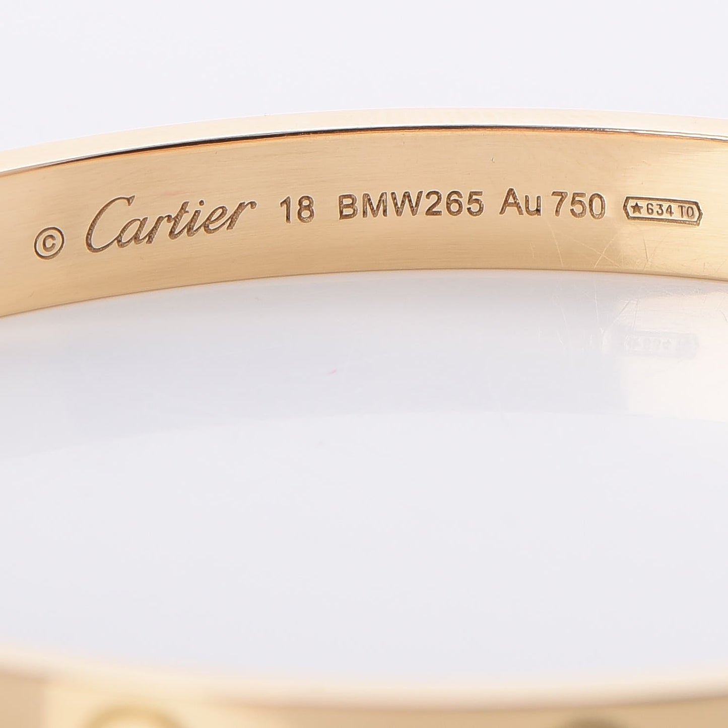 18K Yellow Gold LOVE Bracelet 18