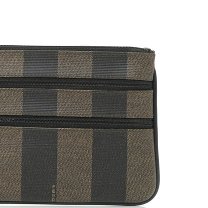 Fendi Pequin Zip Clutch Tobacco 7 of 13