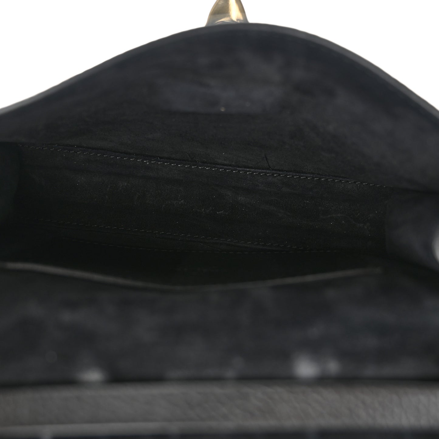 VALENTINO GARAVANI Pebbled Calfskin Medium Rockstud Flip Lock Crossbody Bag Black