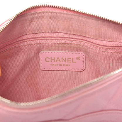 Chanel Caviar Quilted Pochette Pink 8 of 10