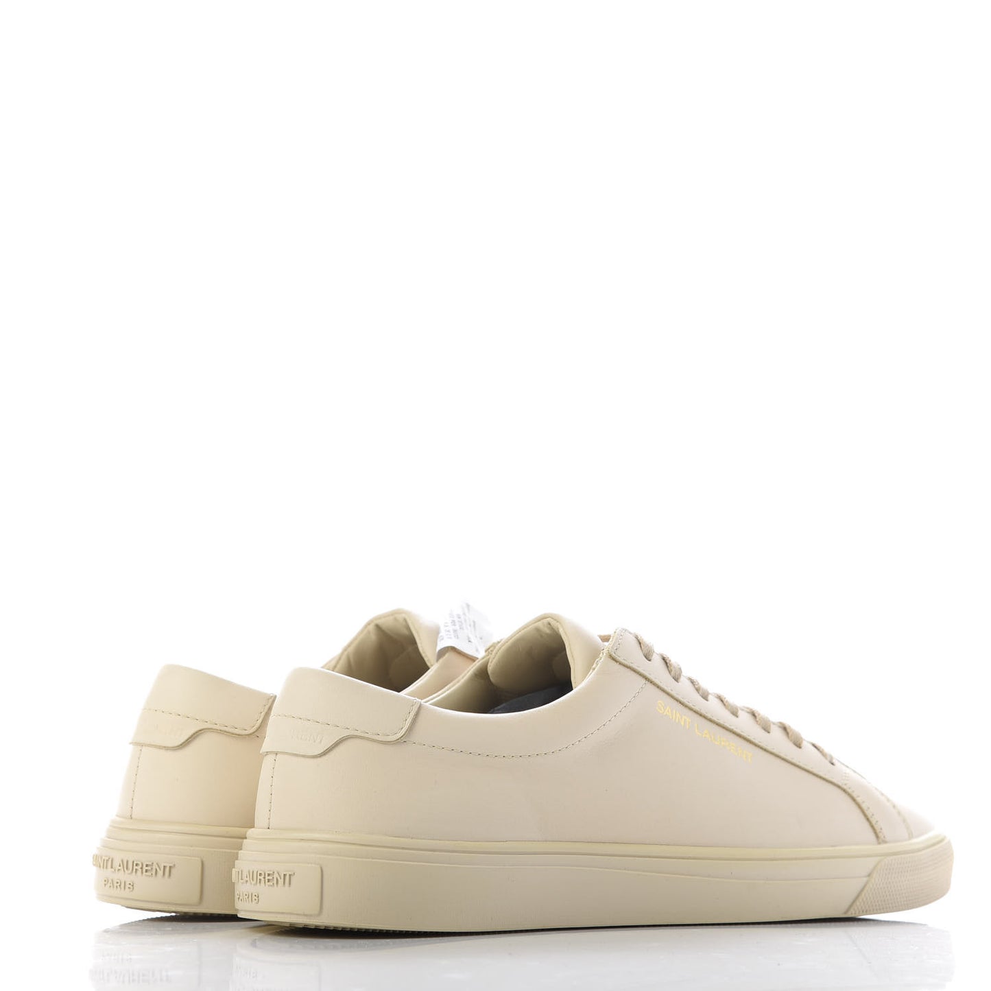 Calfskin Andy Low Top Sneakers 36 Dark Coquille