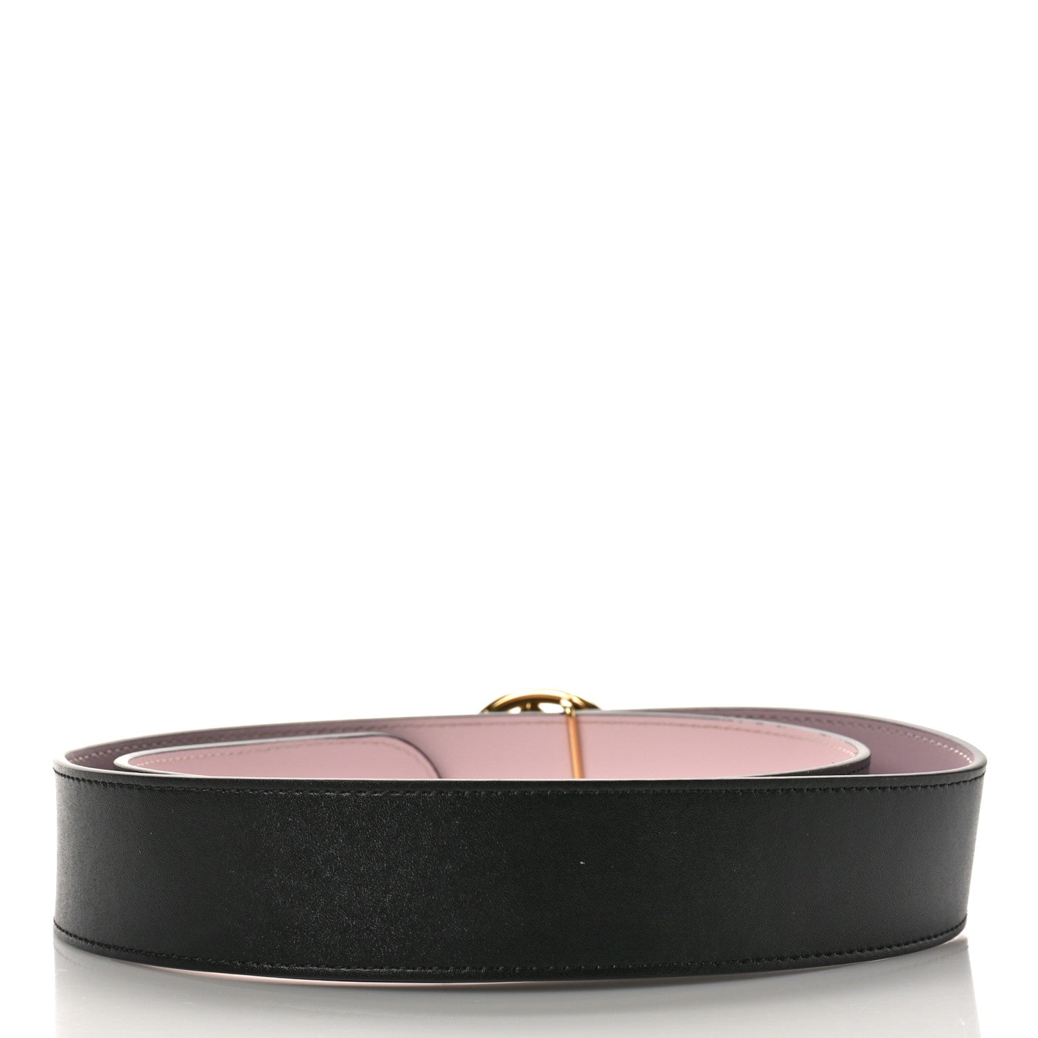 Fendi Vitello Liberty F is Fendi Bi-Color Reversible Belt 90 36 Black Peonia 2 of 5