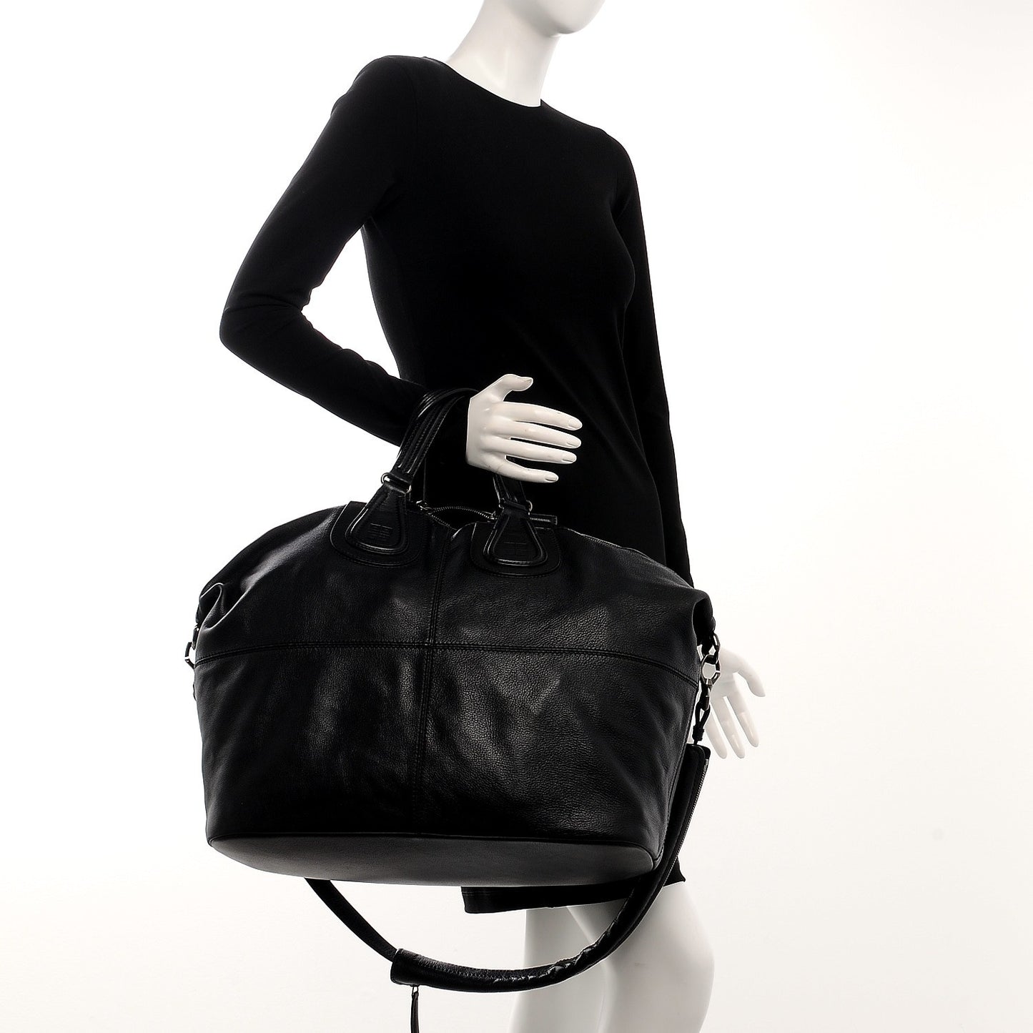 Sugar Goatskin Large Nightingale Black