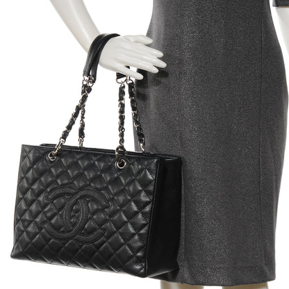 Chanel Caviar Grand Shopping Tote GST Black 2 of 7