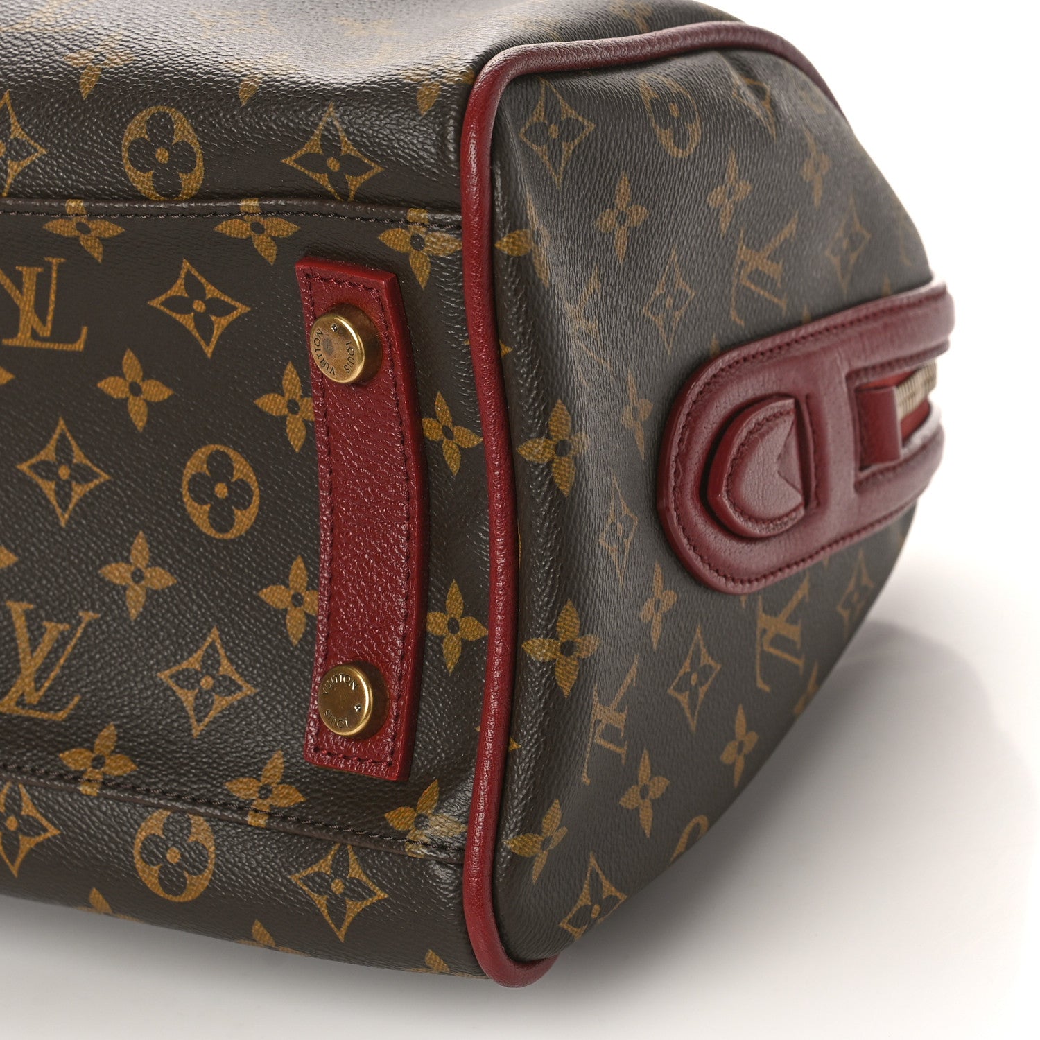 Louis Vuitton Monogram Golden Arrow Speedy Burgundy 8 of 8