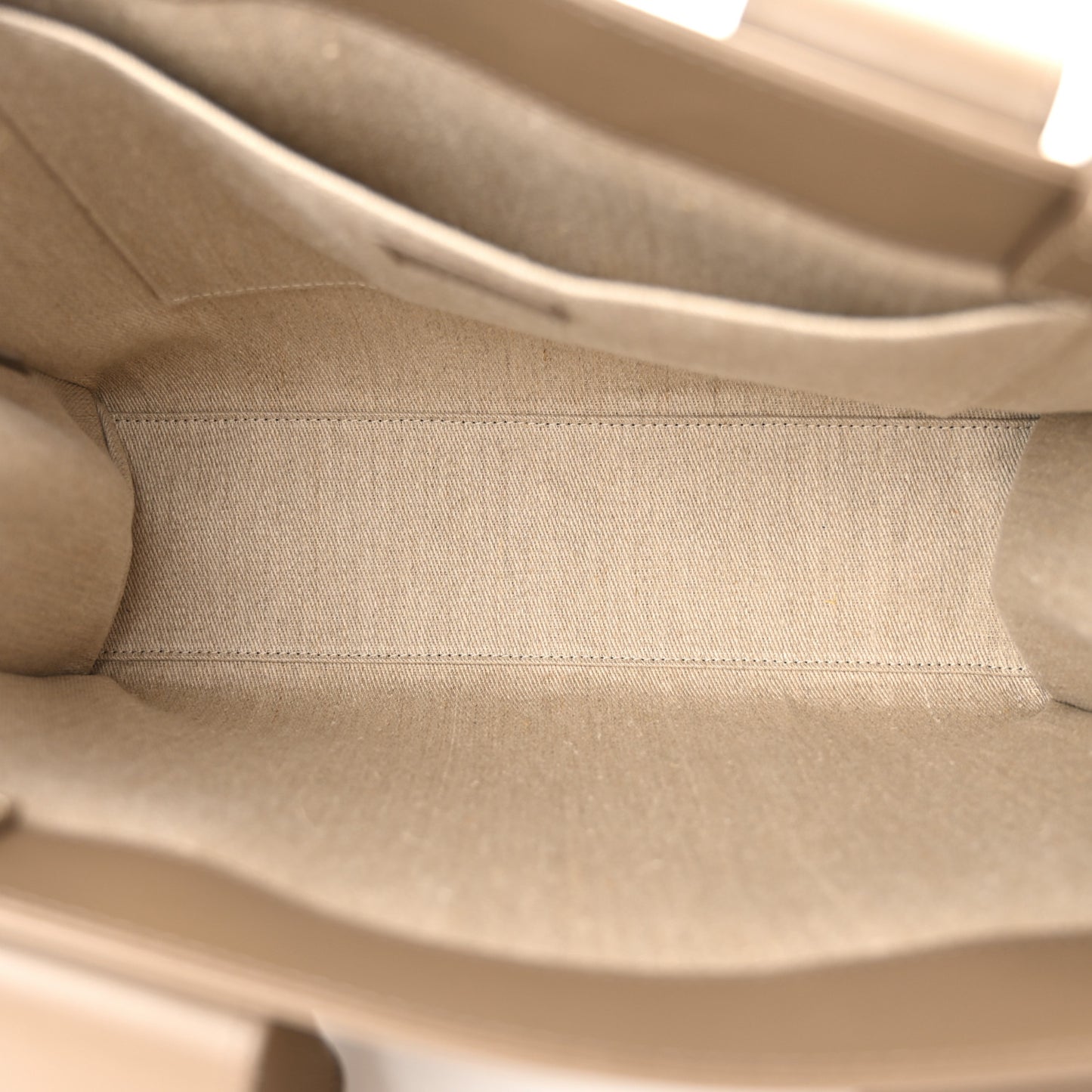 Calfskin Medium Woody Tote Army Green