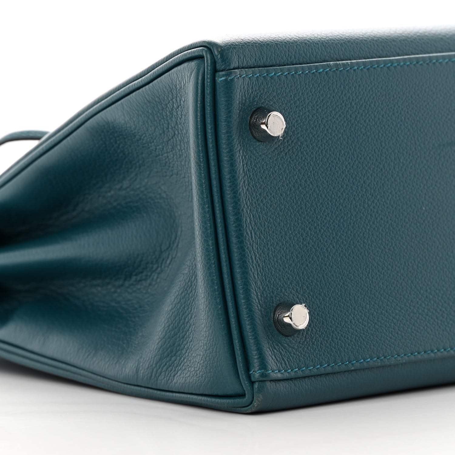 Hermes Evercolor Verso Kelly Retourne 28 Colvert Bleu Atoll 9 of 17