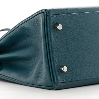 Hermes Evercolor Verso Kelly Retourne 28 Colvert Bleu Atoll 9 of 17