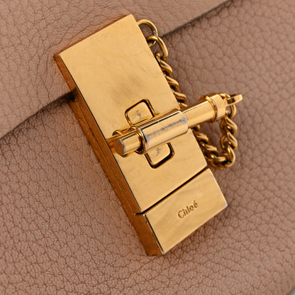 Chloe Grained Lambskin Mini Drew Shoulder Bag Cement Pink 10 of 14