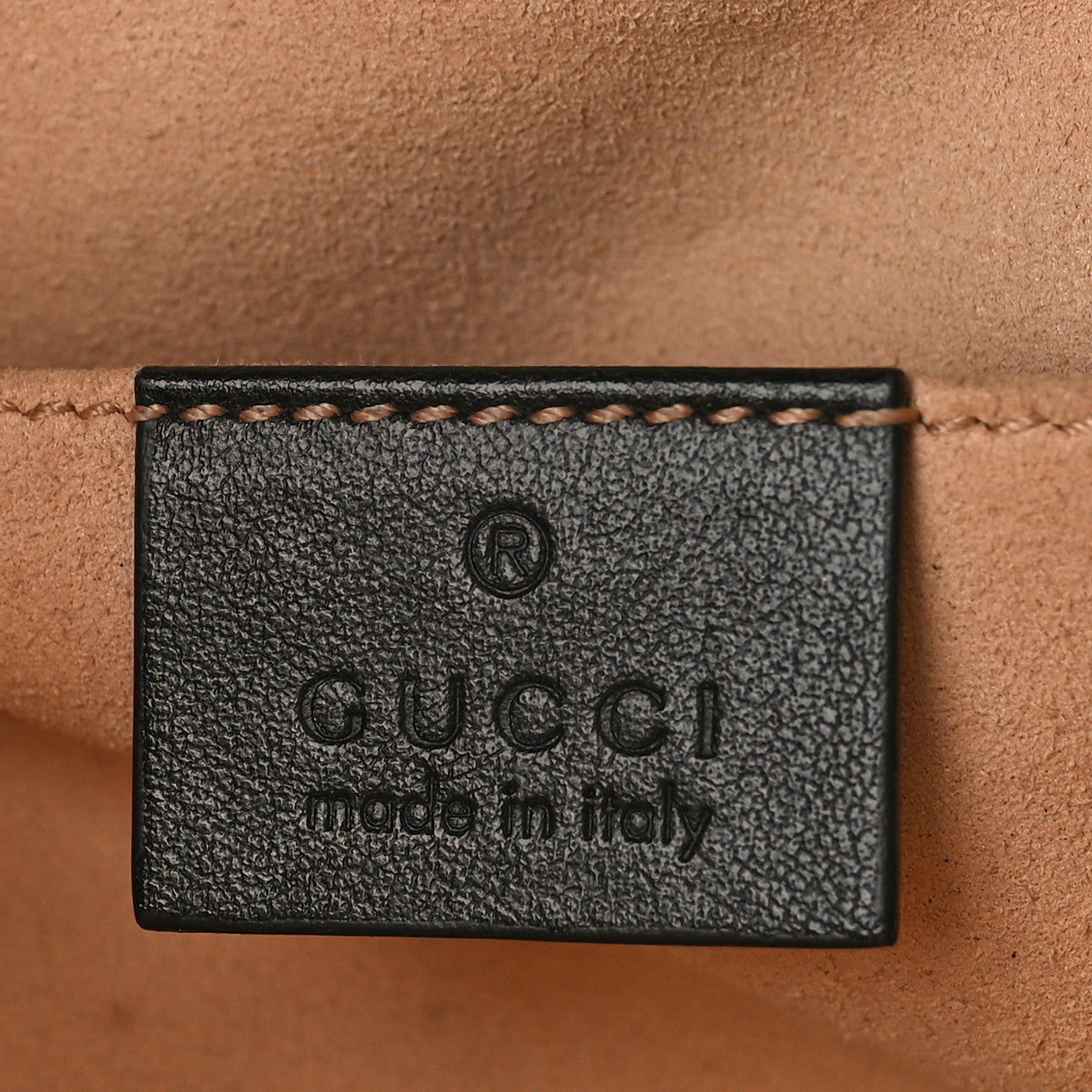 Gucci Calfskin Matelasse Small GG Marmont Chain Shoulder Bag Black 6 of 11