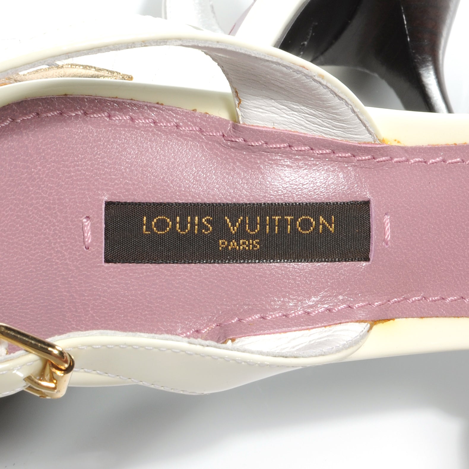 Louis Vuitton Monogram Fleur Flower Slingback Heels 36 5 of 7