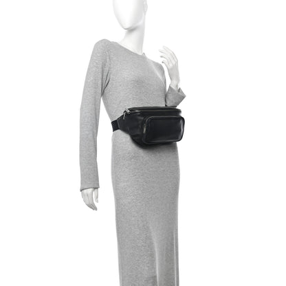 Saint Laurent Lambskin Subway Belt Bag Black 2 of 11