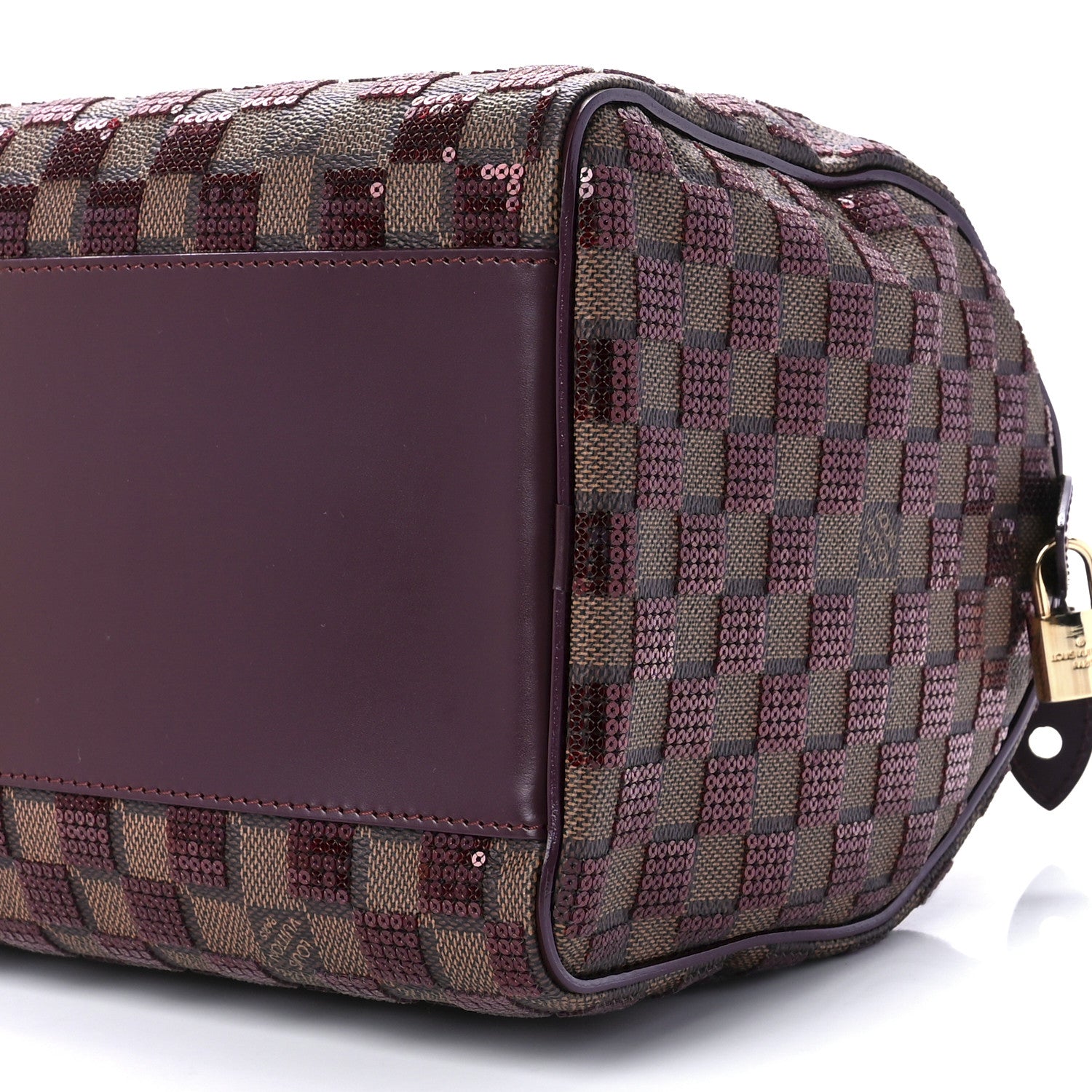 Louis Vuitton Damier Paillettes Speedy 30 Rouge 12 of 14