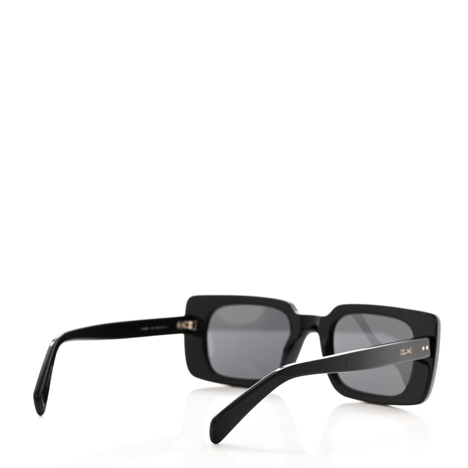 Celine Acetate Rectangular Sunglasses CL40213I Black 4 of 7