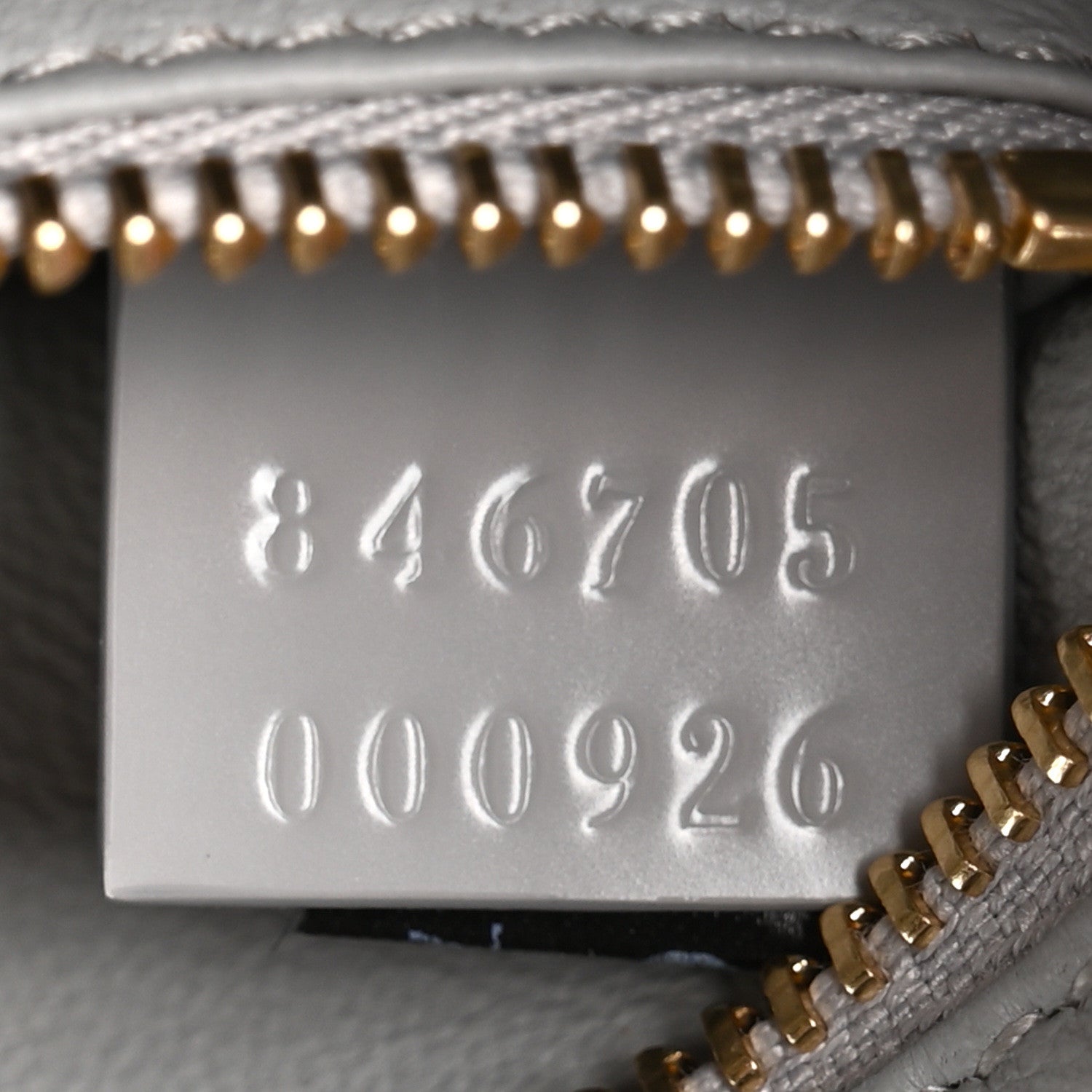 Gucci Calfskin Siena Shoulder Bag Grey 7 of 10