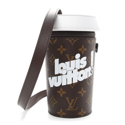 Louis Vuitton Monogram Calfskin Everyday LV Coffee Cup Pouch 1 of 8