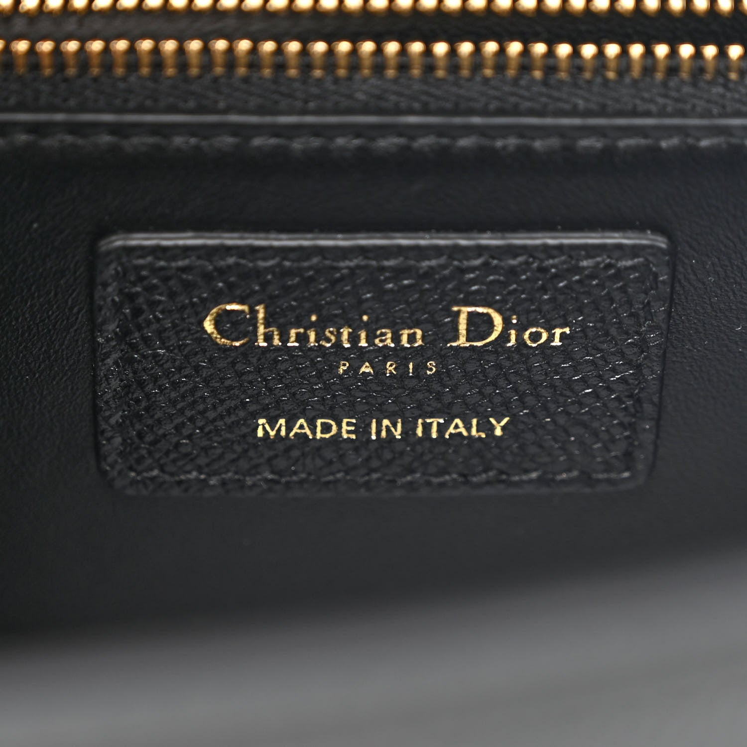 Christian Dior Grained Calfskin Embossed 30 Montaigne Chain Flap Bag Black 6 of 11