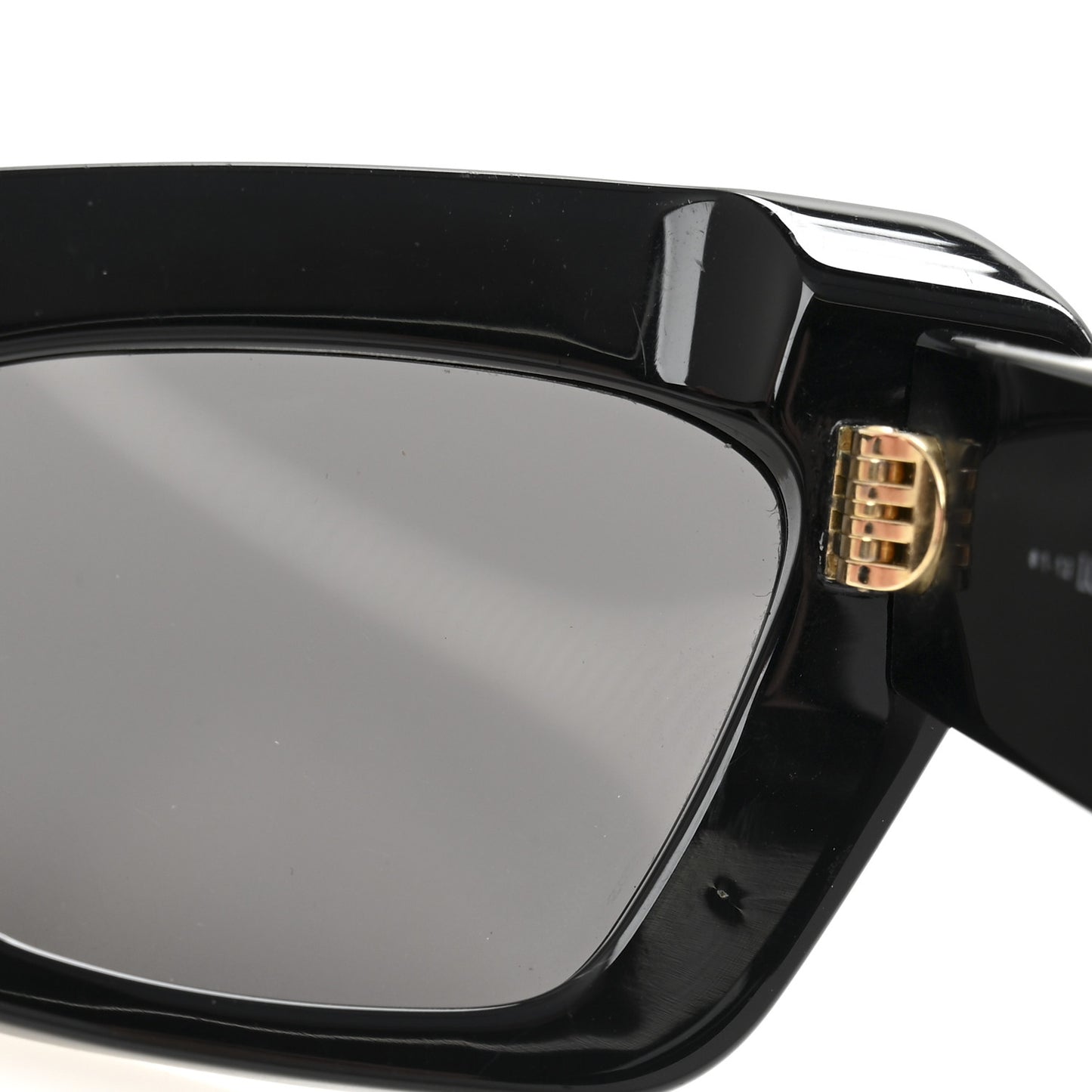 Acetate Anagram Cat Eye Sunglasses LW40036I Black