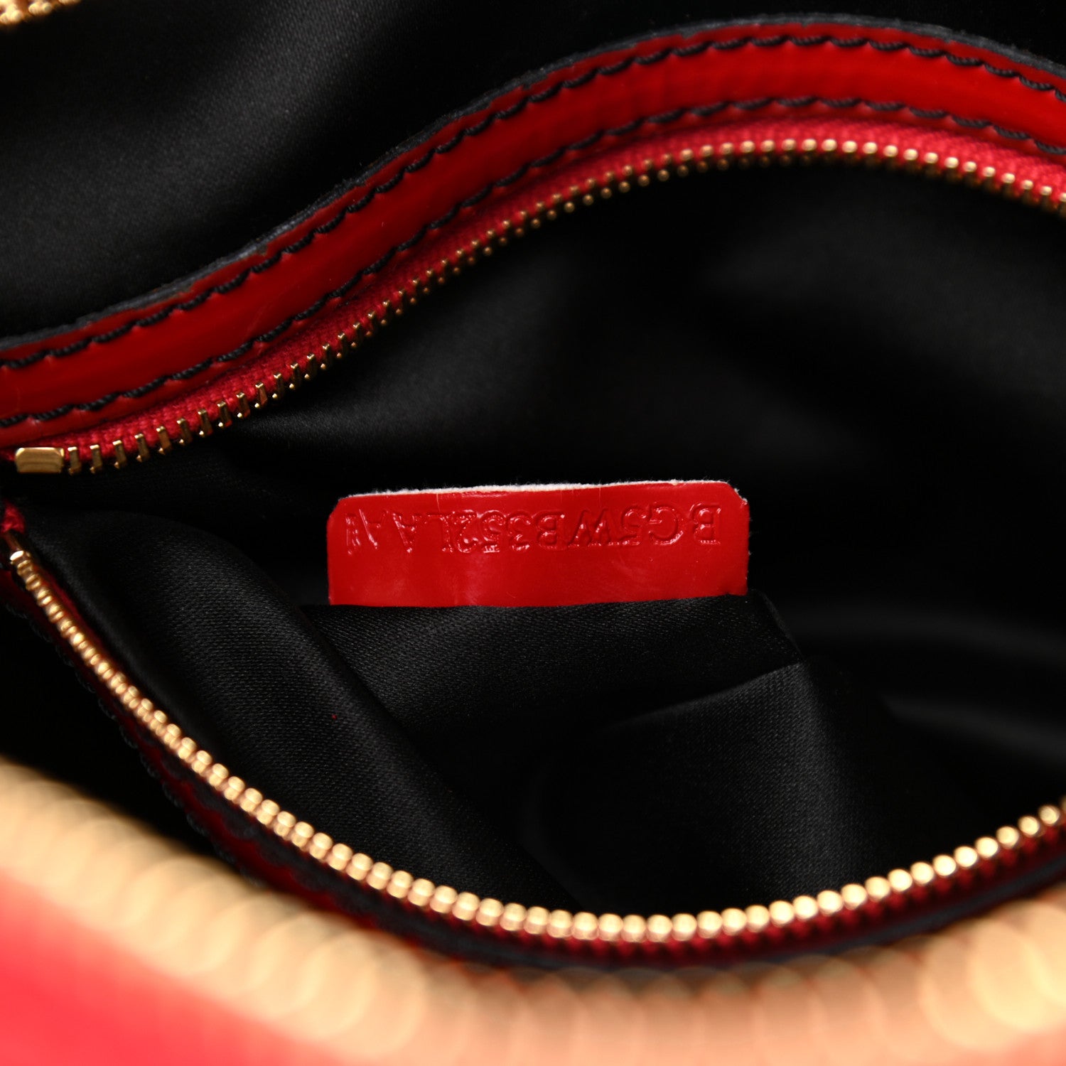 Valentino Garavani Patent Lacca Bow Bowling Bag Red 7 of 20