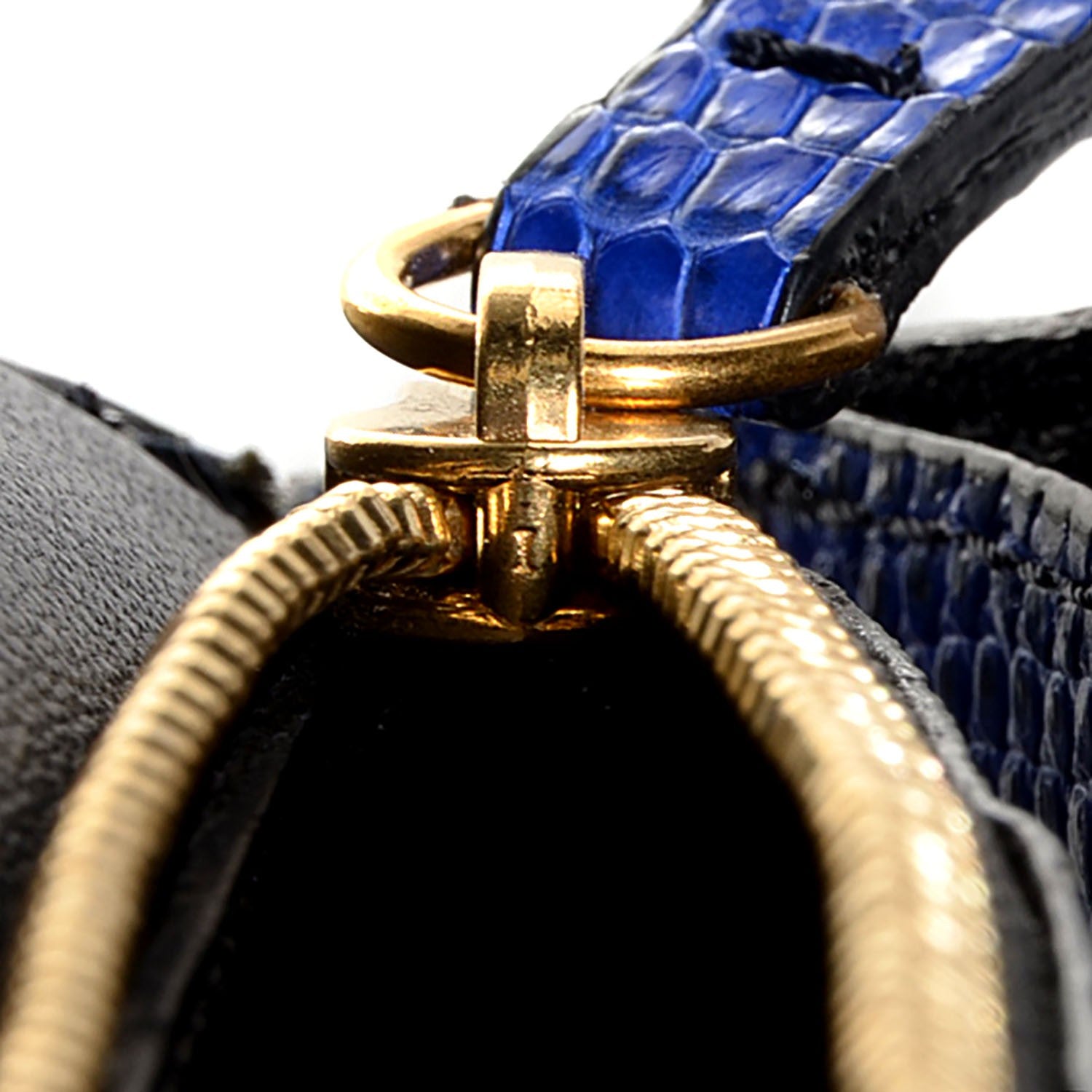 Celine Lizard Medium Classic Box Flap Bag Indigo 7 of 7