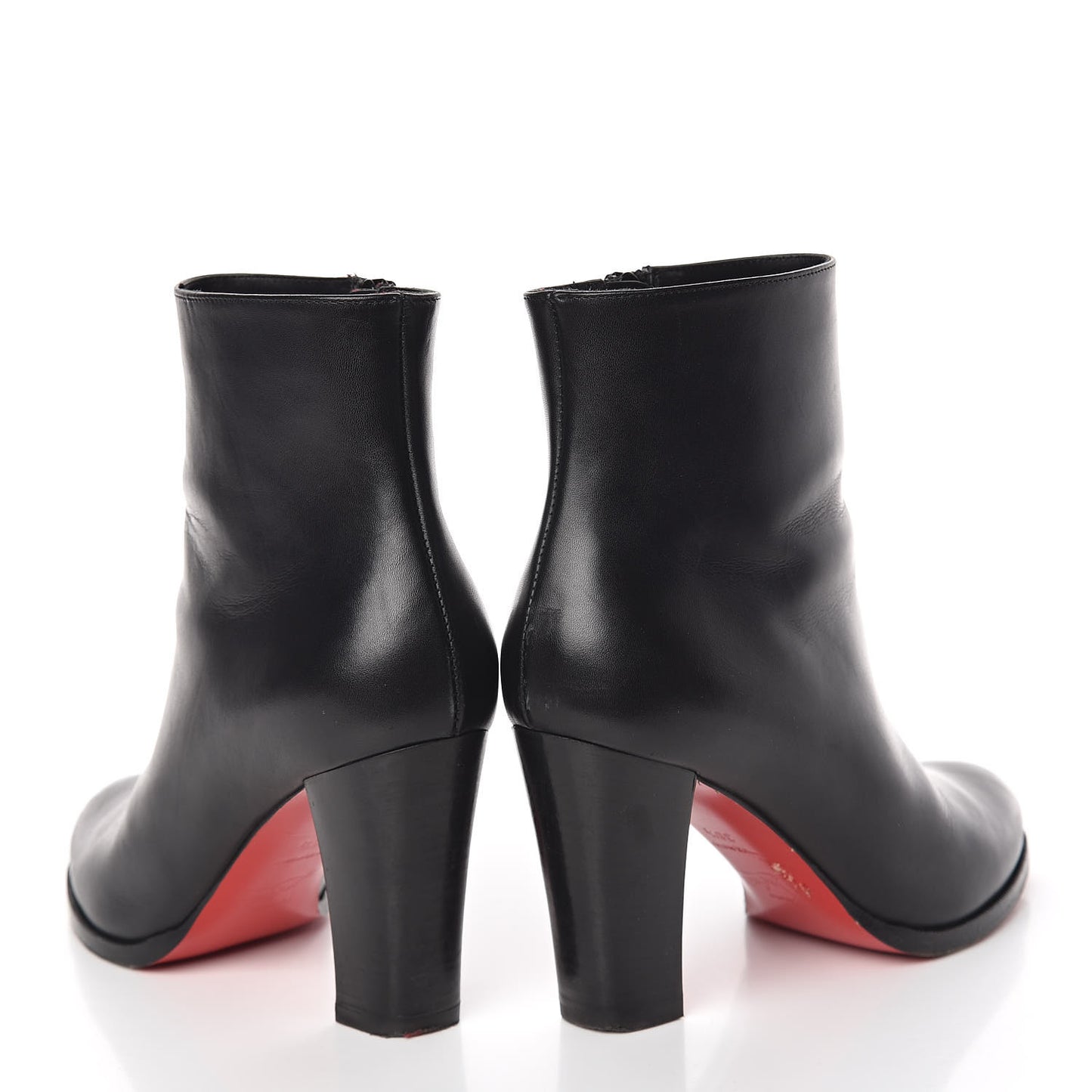 Calfskin Adox 85 Ankle Boots 36.5 Black