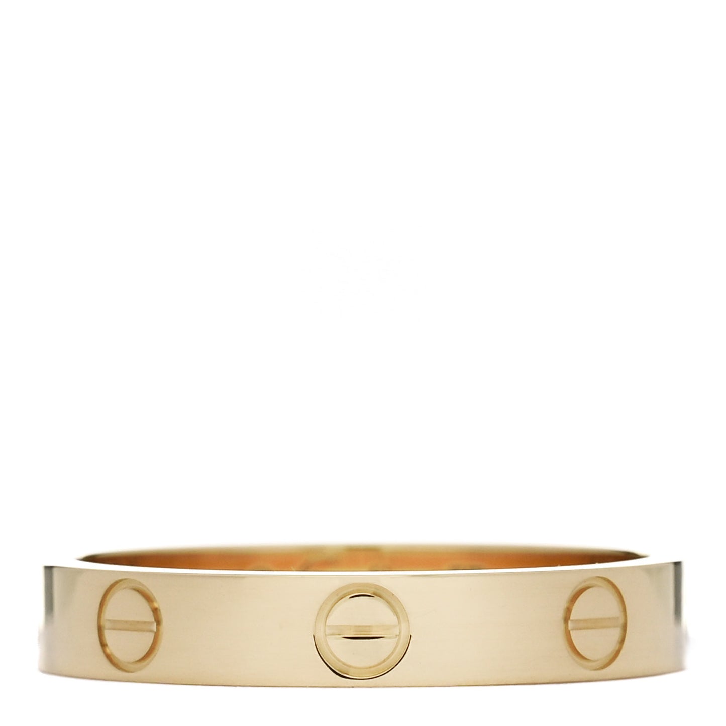 18K Yellow Gold 3.5mm LOVE Wedding Band Ring 57 8