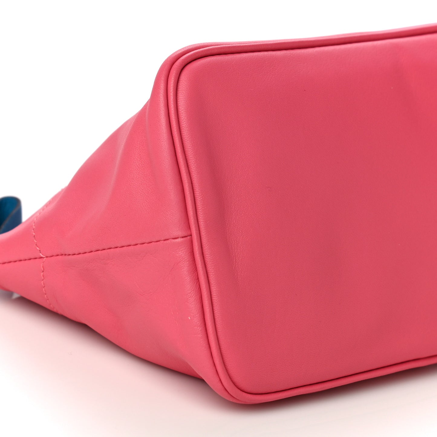 Lambskin Swift Tohubohu Pouch PM Rose Azalee Bleu Zanzibar