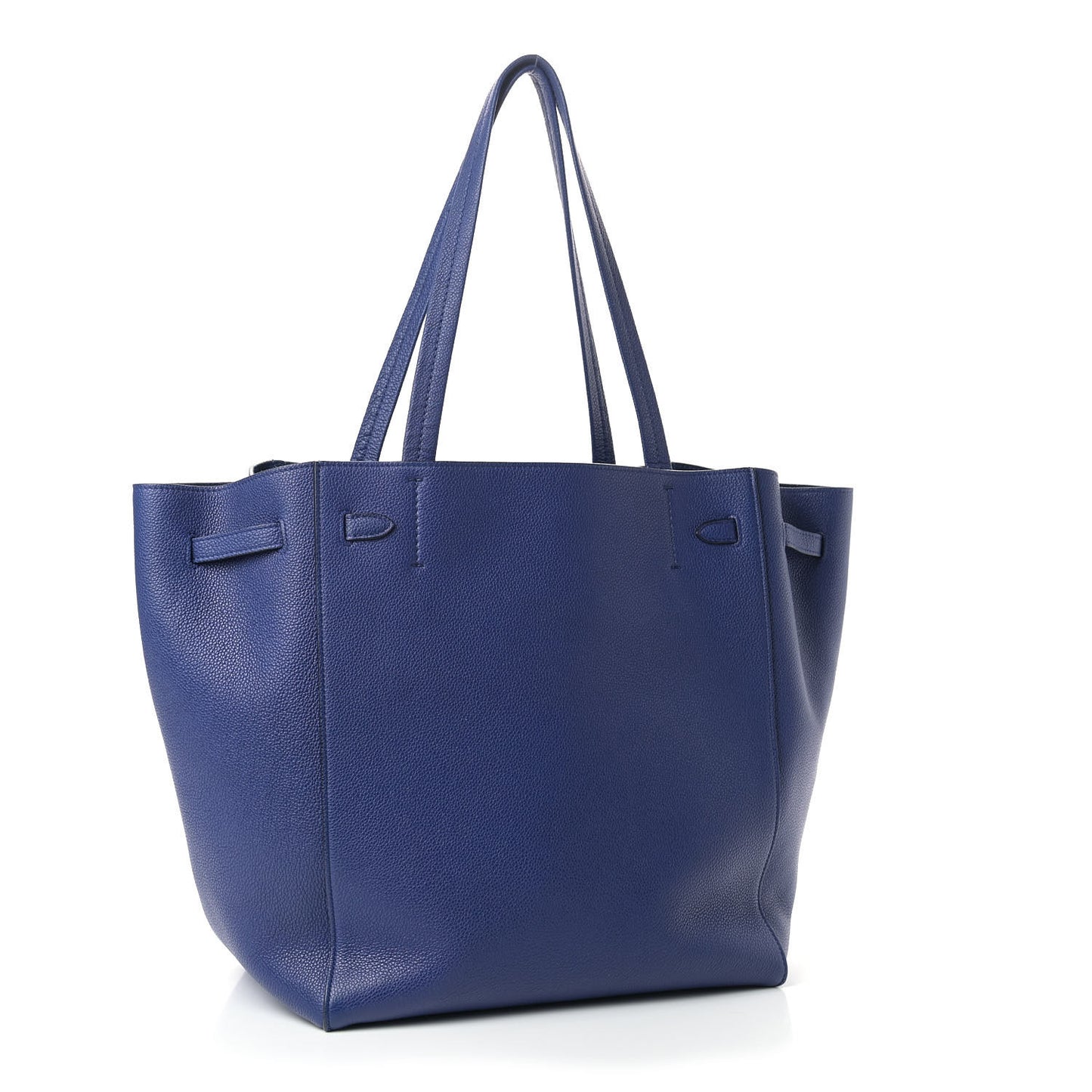 Soft Grained Calfskin Small Belt Cabas Phantom Indigo