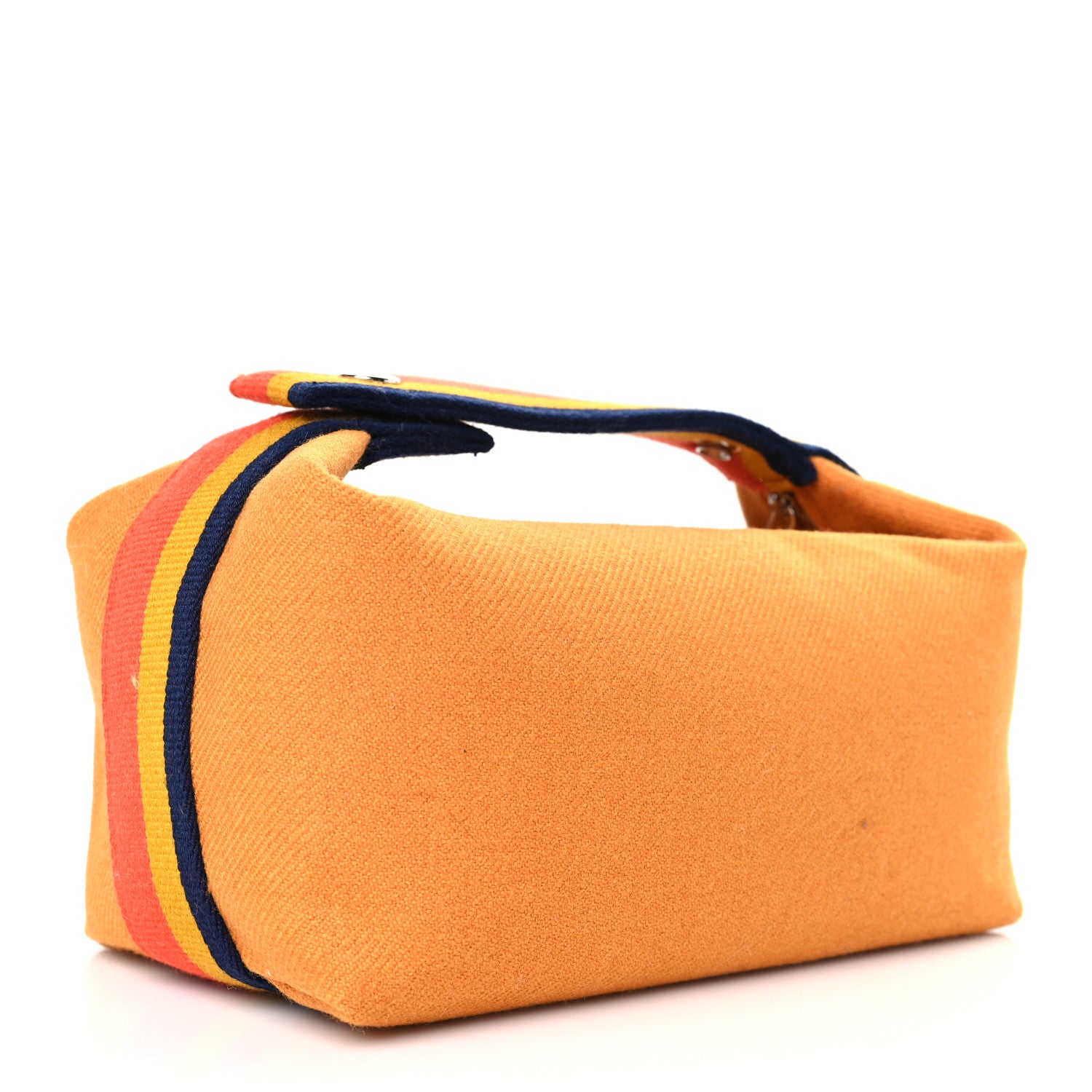 Hermes Canvas Small Bride-A-Brac Pouch Ochre 3 of 8