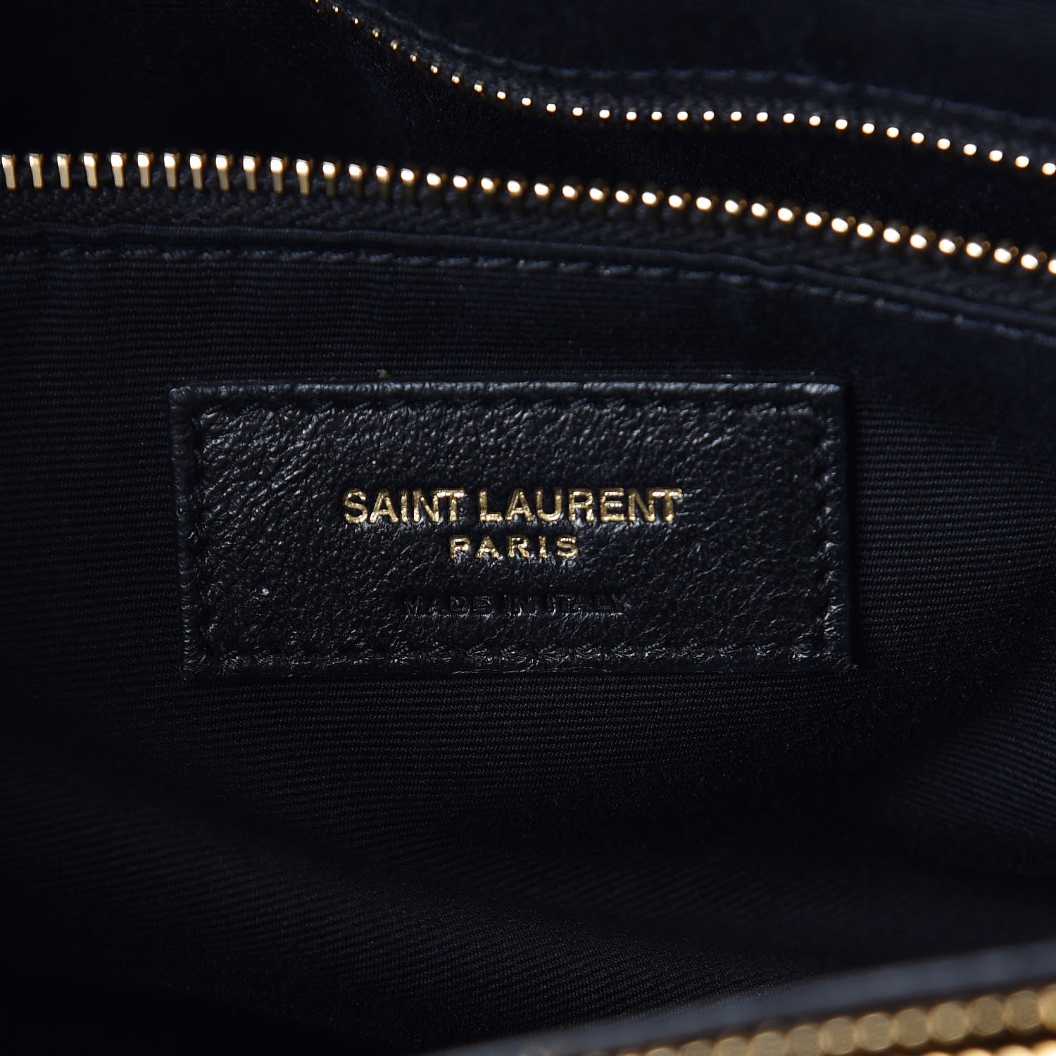 Saint Laurent Calfskin Y Quilted Monogram Large Loulou Shopper Black 8 of 8