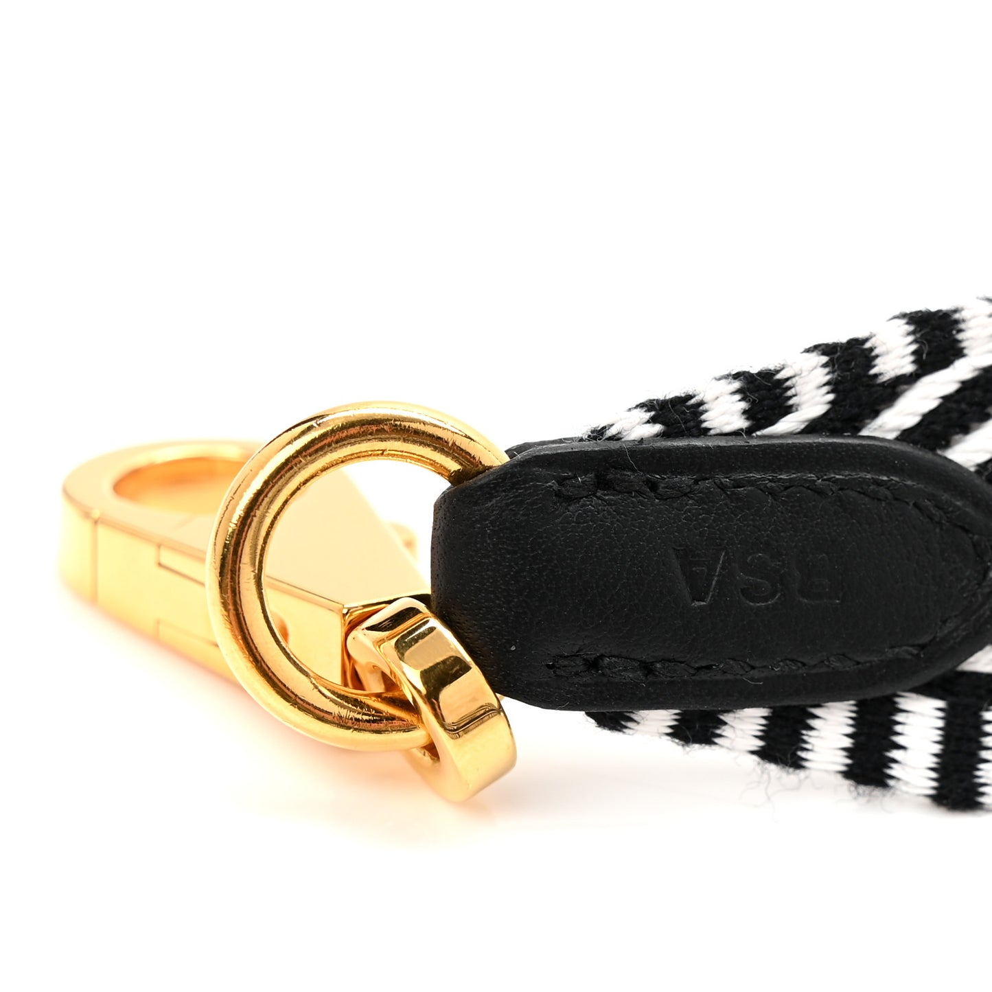 Toile Swift 25mm Sangle Cavale Shoulder Strap Black Ecru