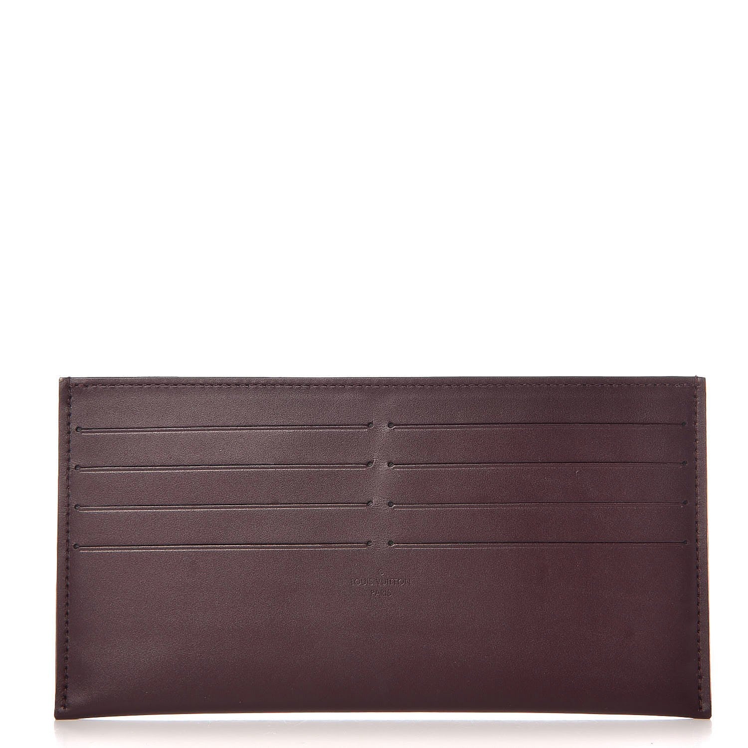 Louis Vuitton Calfskin Felicie Card Holder Insert Amarante 1 of 6