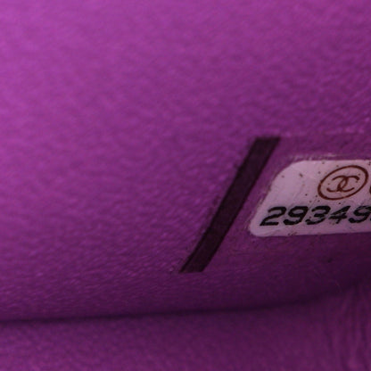 Chanel Lambskin Quilted Mini Square Flap Purple 7 of 9