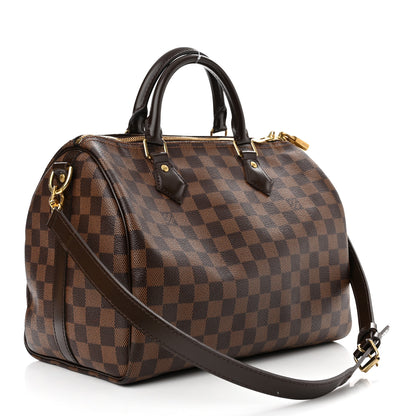 Louis Vuitton Damier Ebene Speedy Bandouliere 30 3 of 10