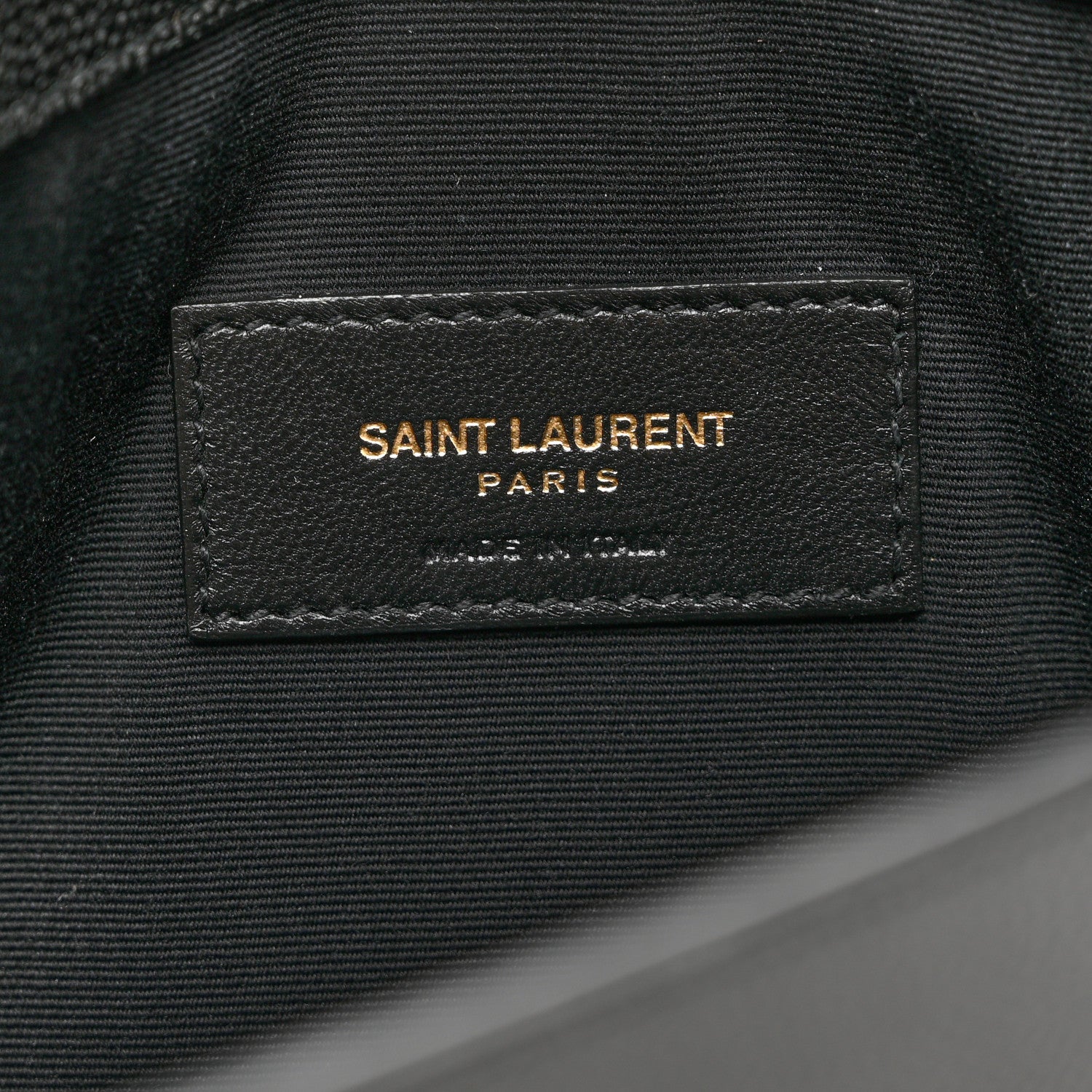 Saint Laurent Grain De Poudre Uptown Pouch Black 6 of 9