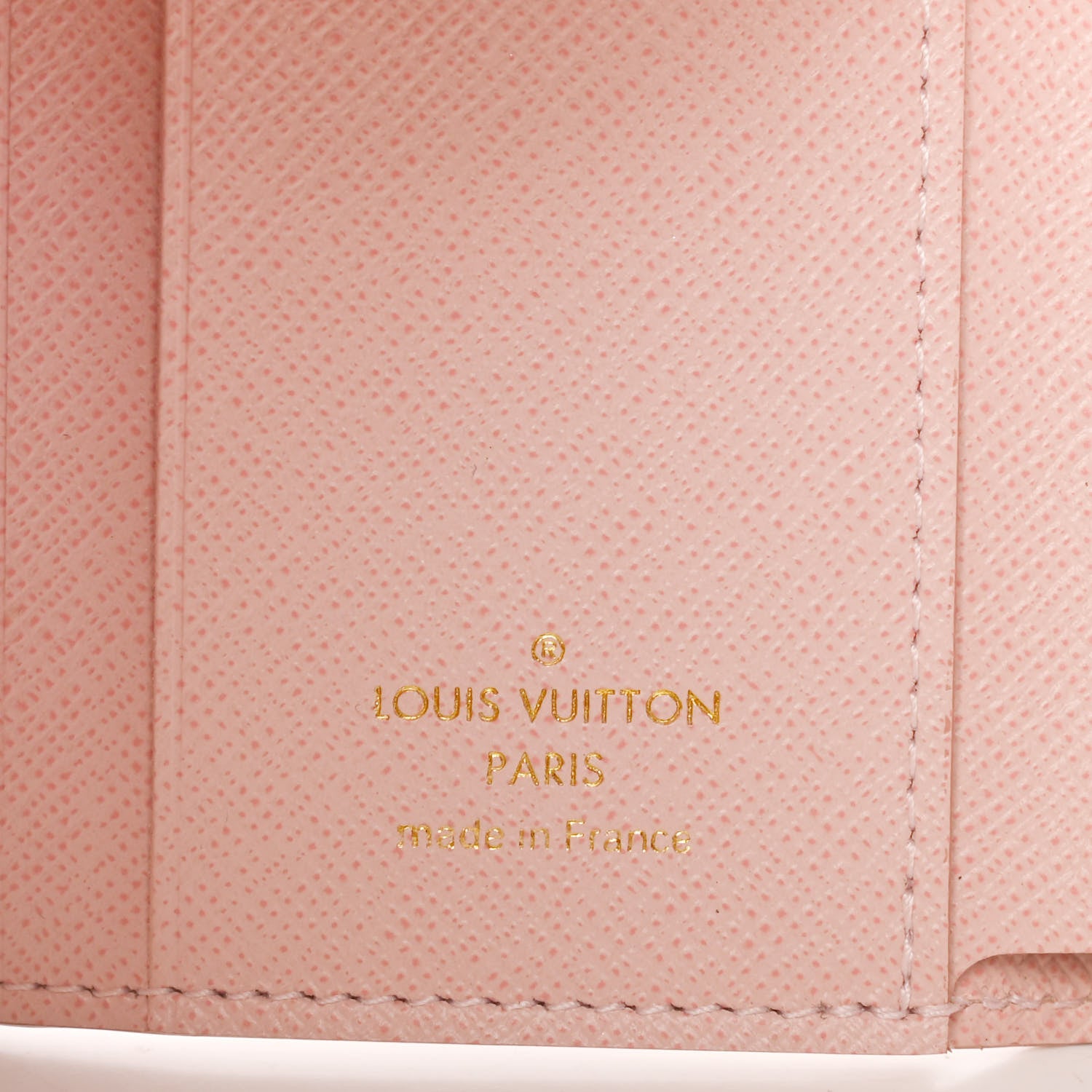 Louis Vuitton Damier Azur Studded Zoe Wallet Rose Ballerine 6 of 6