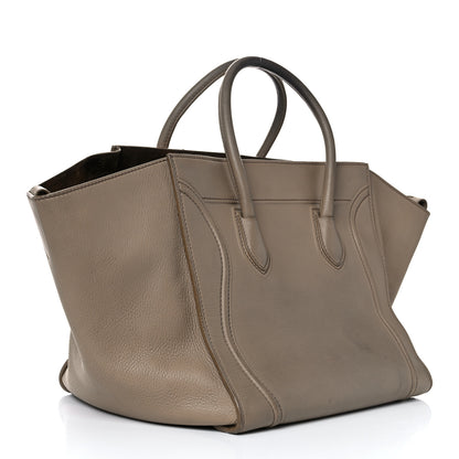 Celine Grained Calfskin Medium Phantom Luggage Taupe 2 of 26