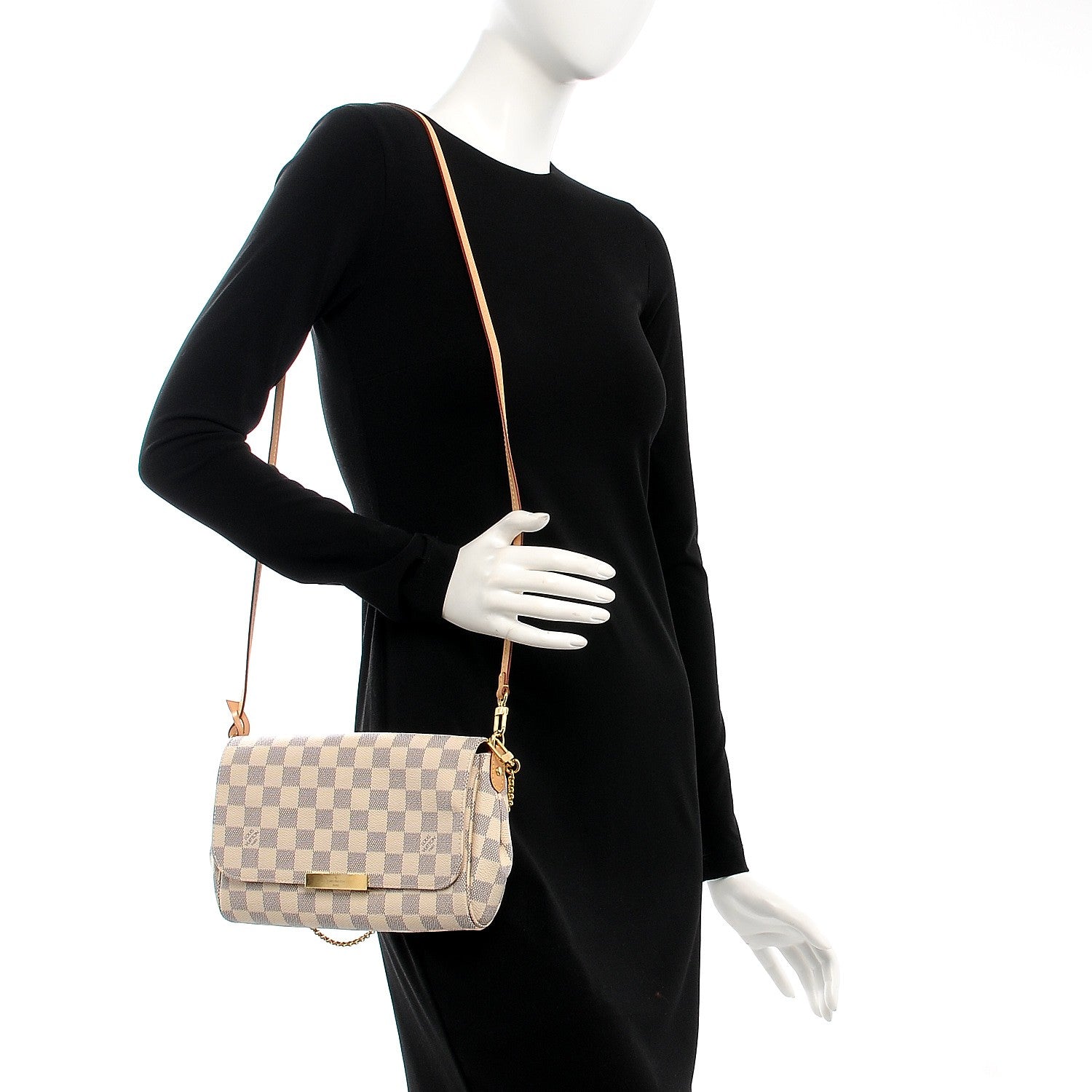 Louis Vuitton Damier Azur Favorite MM 2 of 9