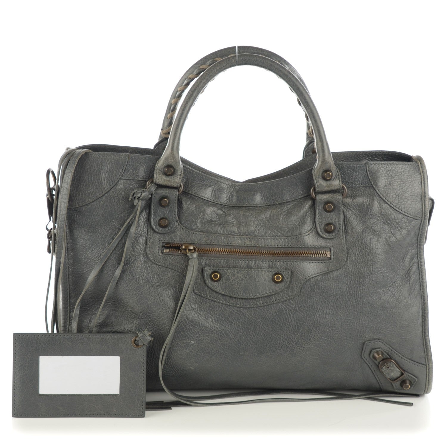 Balenciaga Agneau Classic Hardware City Gris Tarmac 1 of 8