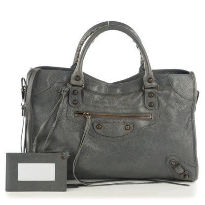 Balenciaga Agneau Classic Hardware City Gris Tarmac 1 of 8