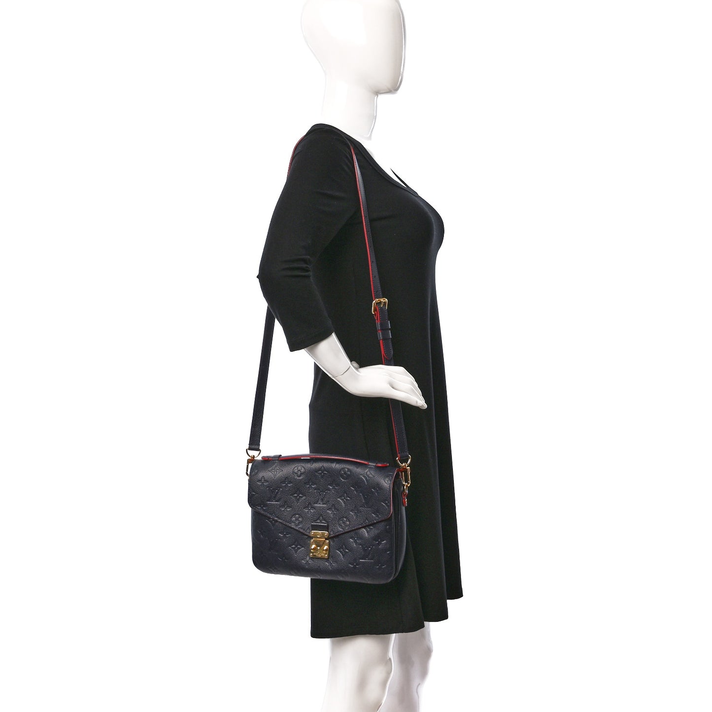Empreinte Pochette Metis Marine Rouge