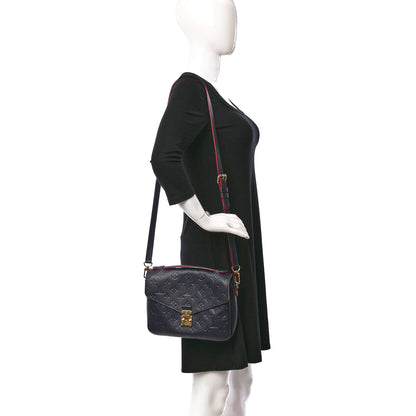 Louis Vuitton Empreinte Pochette Metis Marine Rouge 2 of 11