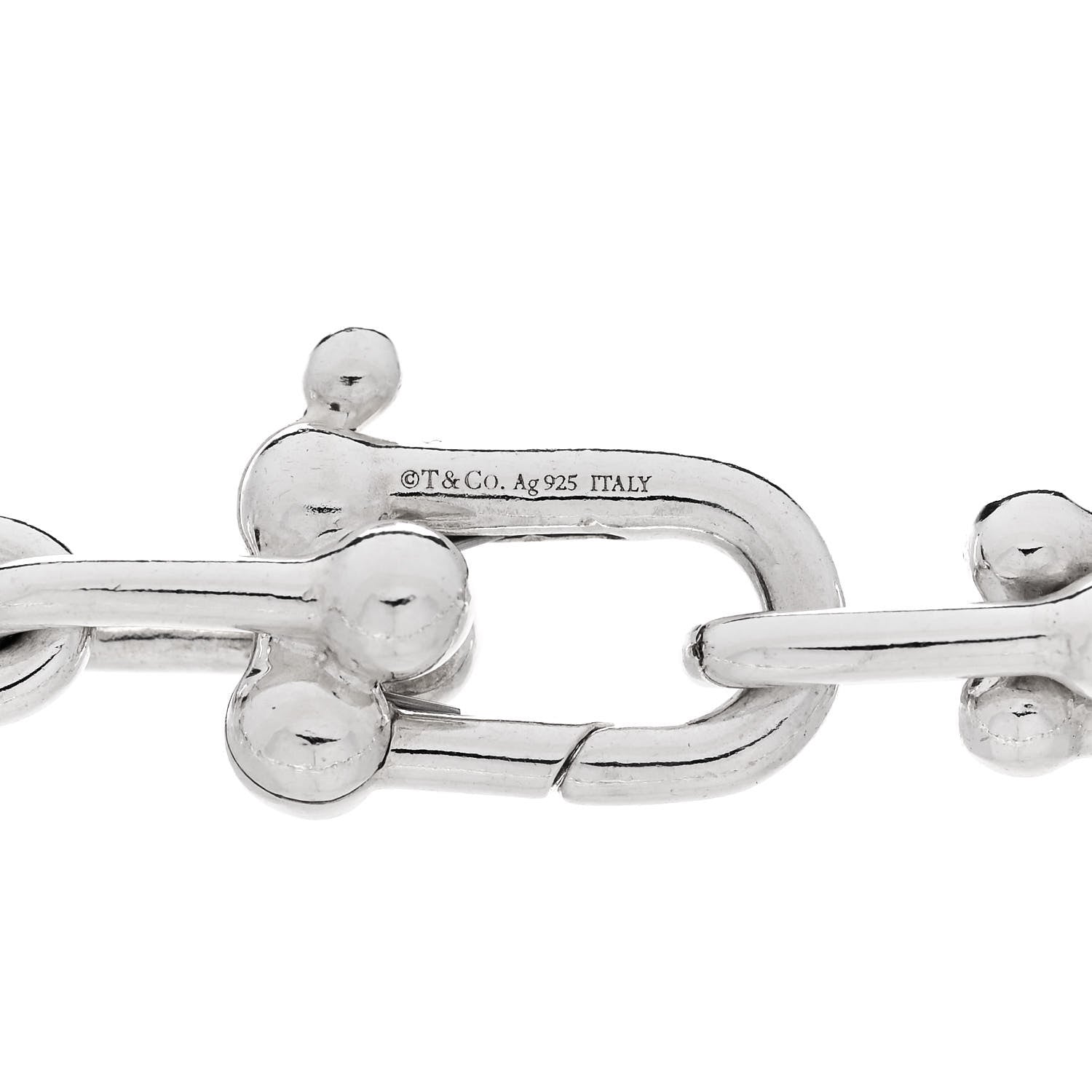 Tiffany Sterling Silver Small HardWear Link Bracelet 3 of 4