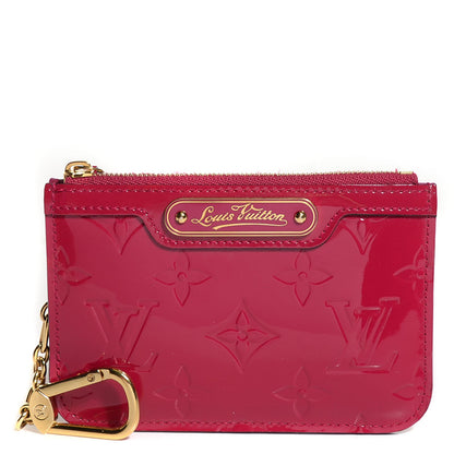 Louis Vuitton Vernis Key Pouch Rose Indien 1 of 8