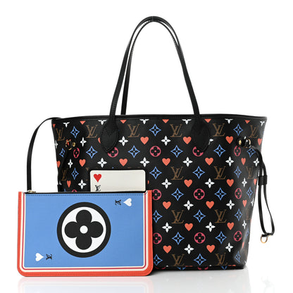 Louis Vuitton Game On Neverfull MM Black 3 of 11