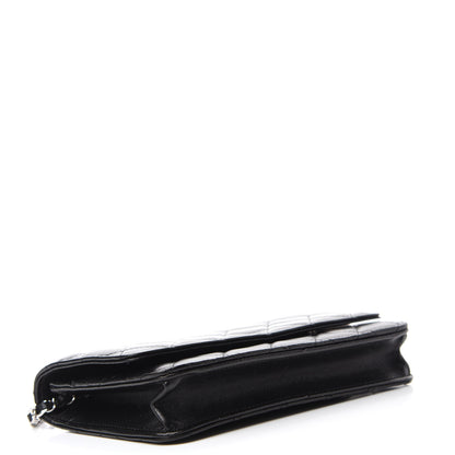 Chanel Lambskin Quilted Wallet On Chain WOC Black 4 of 12